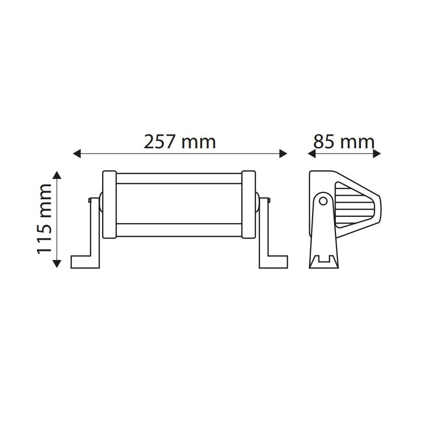 LED arbejdslampe EPISTAR LED/36W/10-30V IP67 6.000K