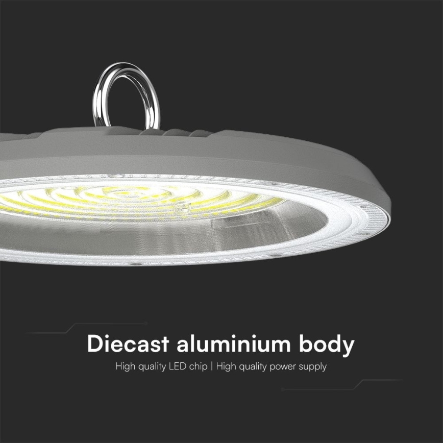 LED arbejdslampe High Bay LED/100W/230V 3000/4000/6500K IP65 ø 23,5 cm
