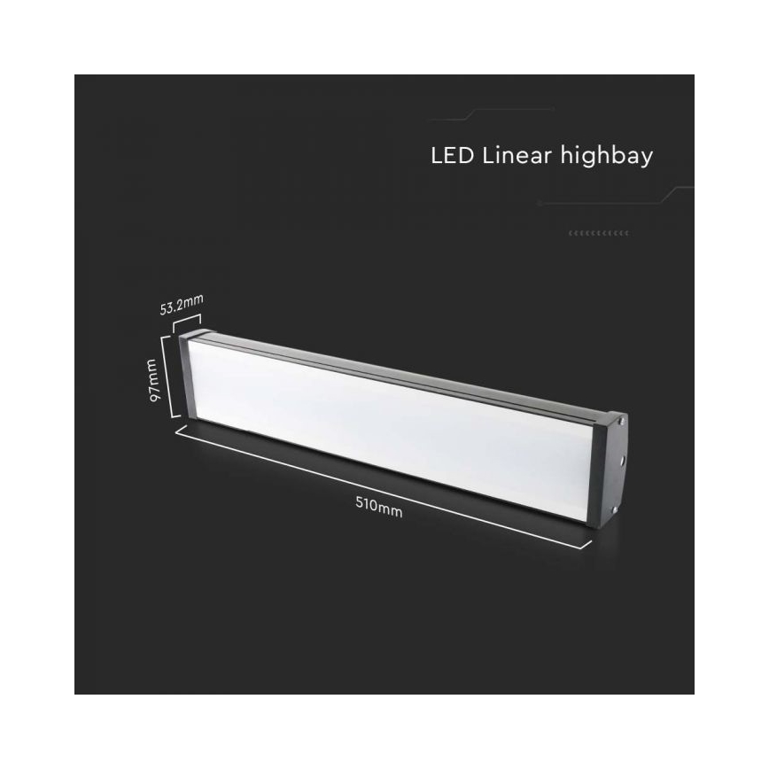 LED arbejdslampe High Bay LED/100W/230V 4000K IP65
