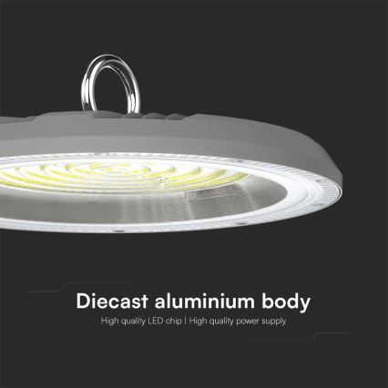 LED arbejdslampe High Bay LED/150W/230V 3000/4000/6500K IP65 ø 27,7 cm