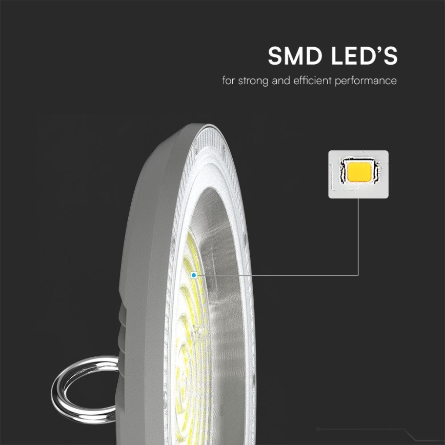 LED arbejdslampe High Bay LED/150W/230V 3000/4000/6500K IP65 ø 27,7 cm