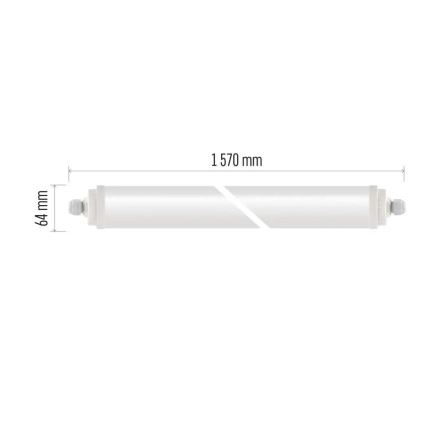 LED arbejdslampe LED/51W/230V IP65 4000K 157 cm
