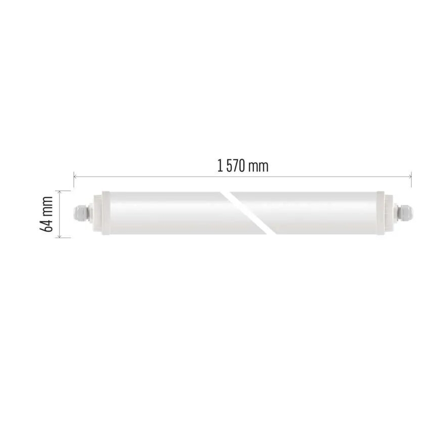 LED arbejdslampe LED/51W/230V IP65 4000K 157 cm