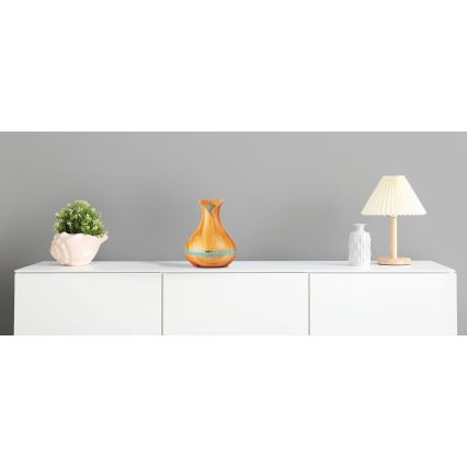LED aromadiffusor og luftfugter m. RGBW-farver LED/230V 500 ml Wi-Fi + fjernbetjening