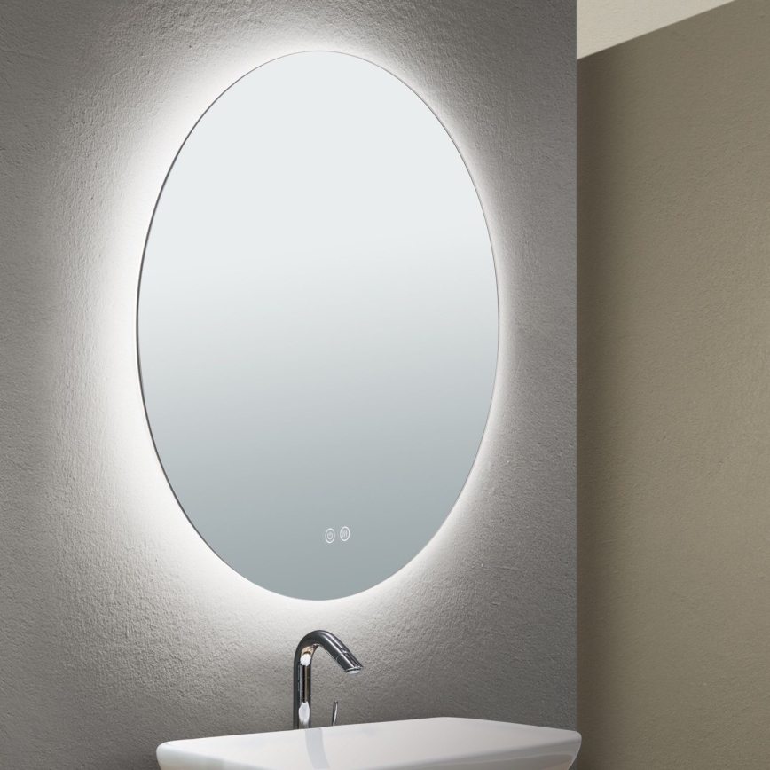 LED Badeværelse væ spejl med baglygte FOCUS LED/25W/230V 3000/4200/6000K diameter 60 cm IP44