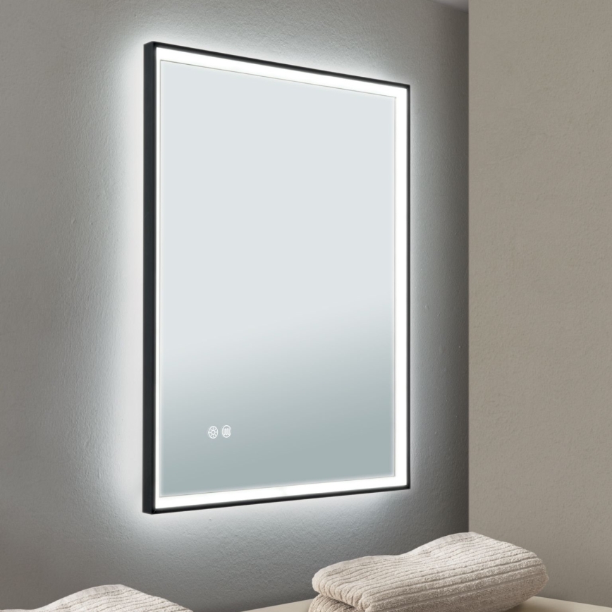 LED Badeværelse væ spejl med baglygte FRAME LED/48W/230V 3000/4000/6000K 60x45 cm IP44