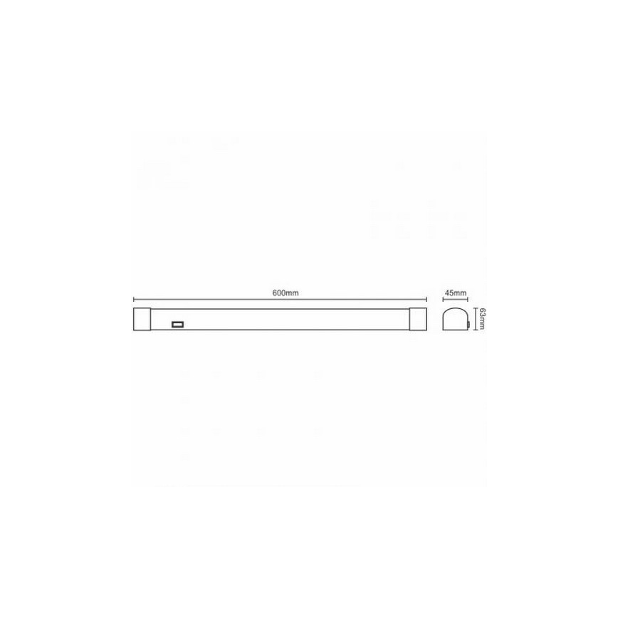 LED badeværelses spejlbelysning LED/15W/230V 4000K IP44