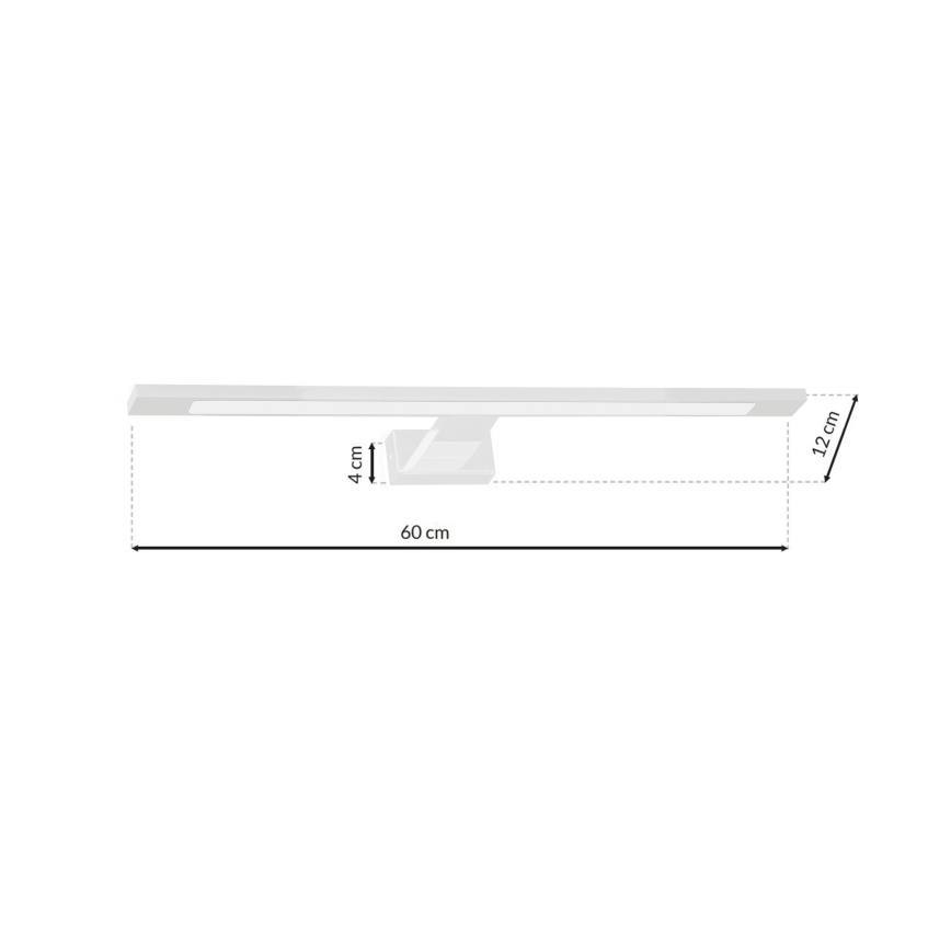LED badeværelses spejlbelysning SHINE LED/12W/230V IP44
