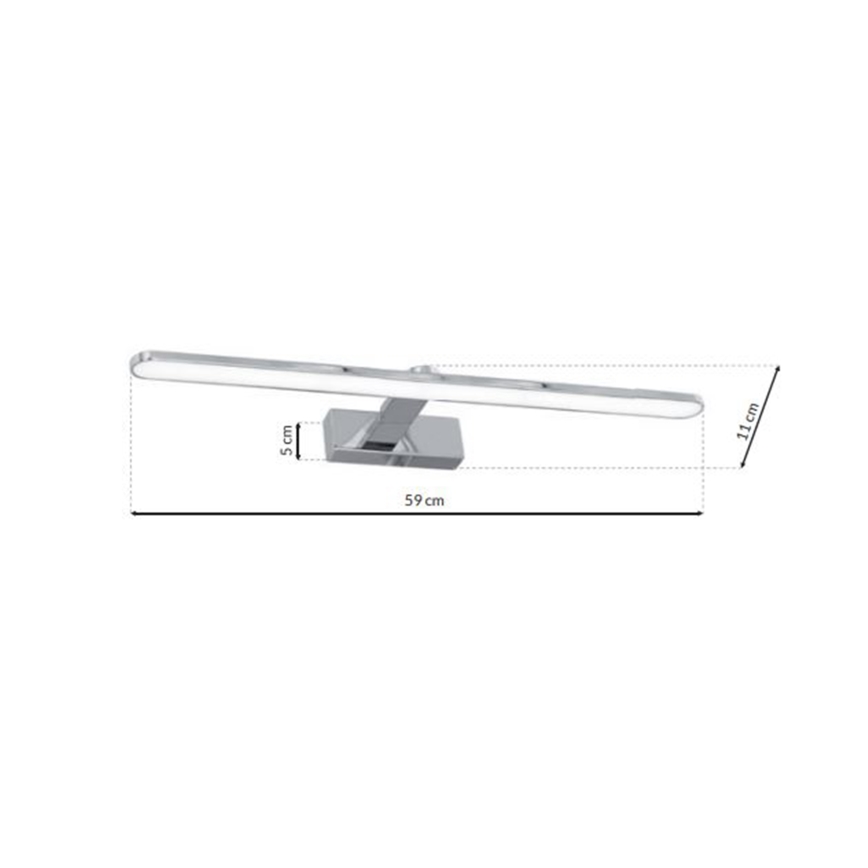 LED badeværelses spejlbelysning SPLASH LED/12W/230V IP44