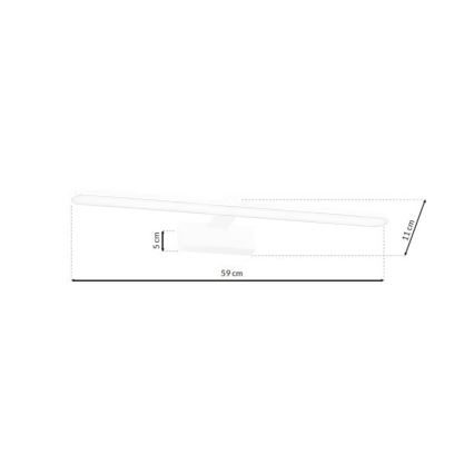 LED badeværelses spejlbelysning SPLASH LED/12W/230V IP44
