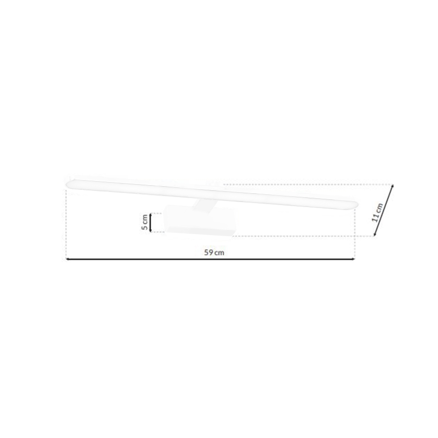 LED badeværelses spejlbelysning SPLASH LED/12W/230V IP44