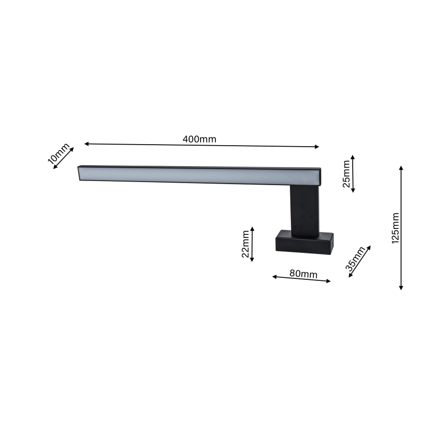LED badeværelses væglampe SHINE 1xLED/11W/230V IP44