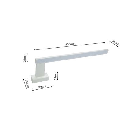 LED badeværelses væglampe SHINE 1xLED/11W/230V IP44