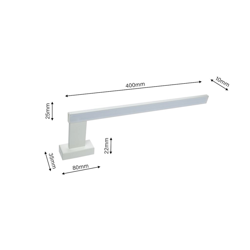 LED badeværelses væglampe SHINE 1xLED/11W/230V IP44