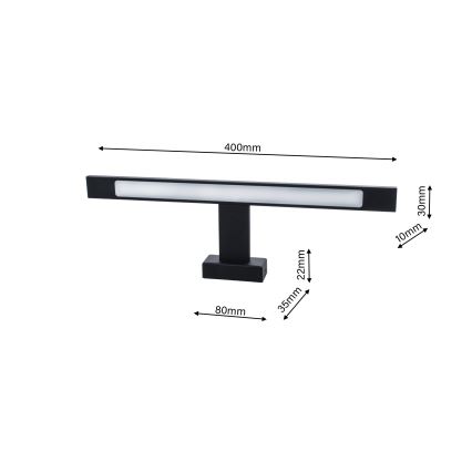 LED badeværelses væglampe SHINE 1xLED/7W/230V IP44