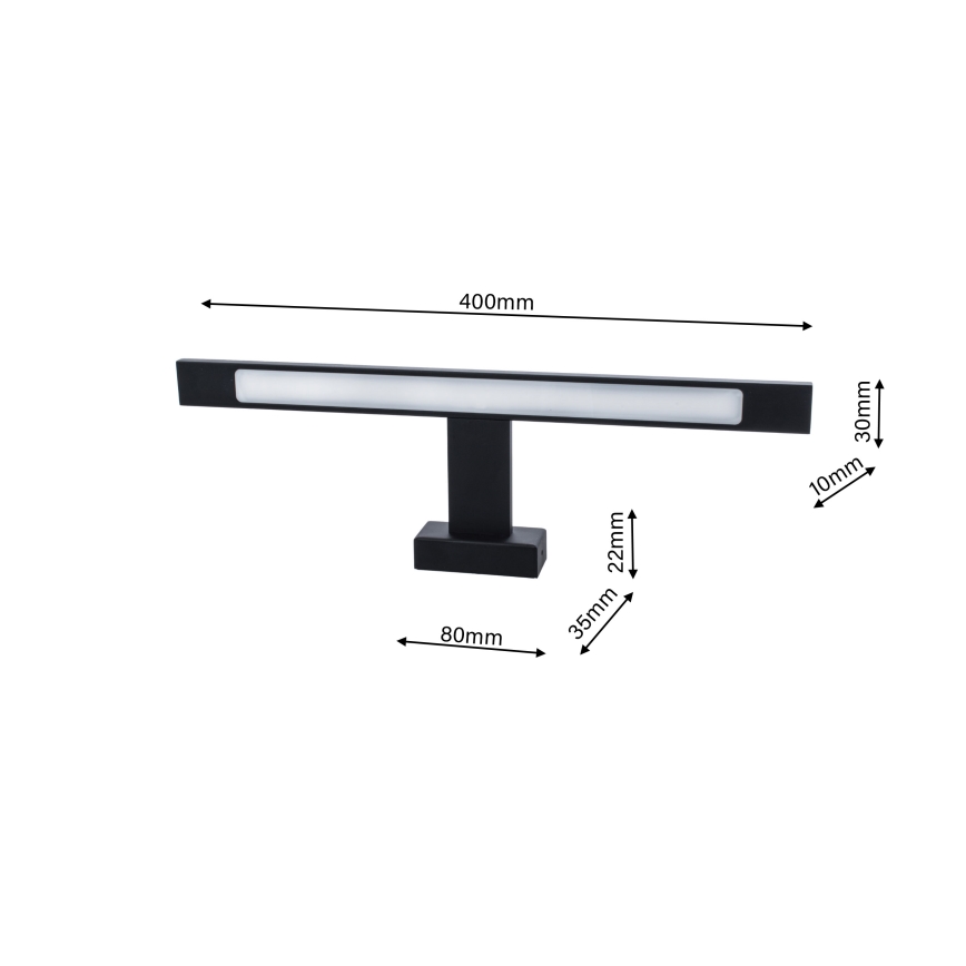 LED badeværelses væglampe SHINE 1xLED/7W/230V IP44