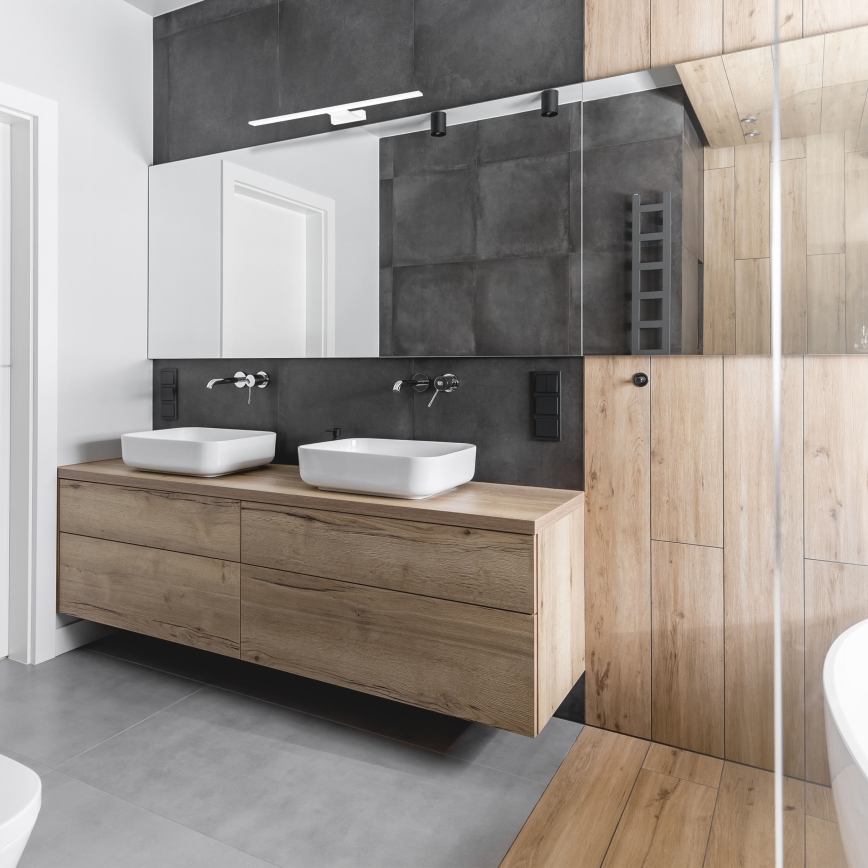 LED badeværelses væglampe SHINE LED/7W/230V 40 cm IP44 hvid