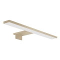 LED Badeværelsesbelysning til spejl LED/8W/230V 4000K 50 cm IP44 mat guld