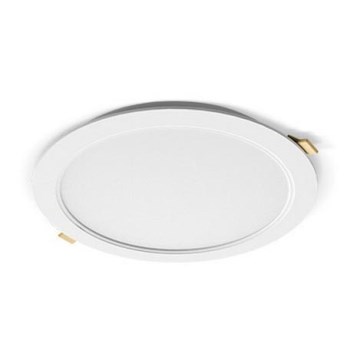 LED badeværelsesindbygningsarmatur ATUEL LED/9W/230V 3000K Ø 12,8 cm IP54