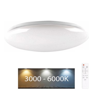 LED badeværelseslampe dæmpbar PIRIUS LED/48W/230V diameter 38 cm 3000-6000K IP44 + fjernbetjening