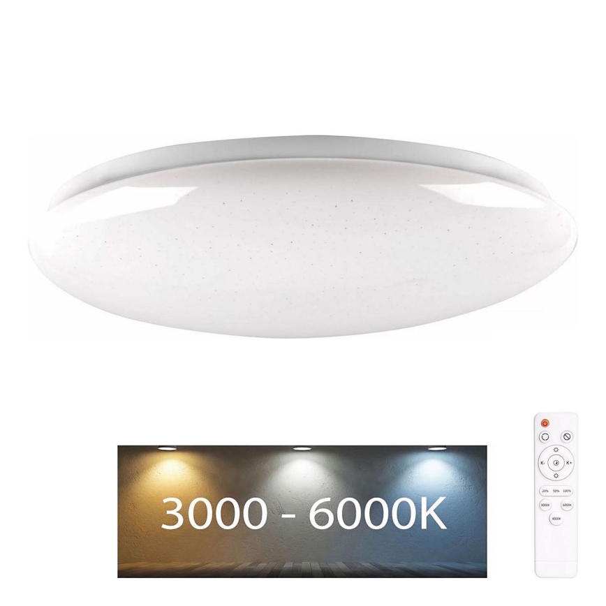 LED badeværelseslampe dæmpbar PIRIUS LED/48W/230V diameter 38 cm 3000-6000K IP44 + fjernbetjening