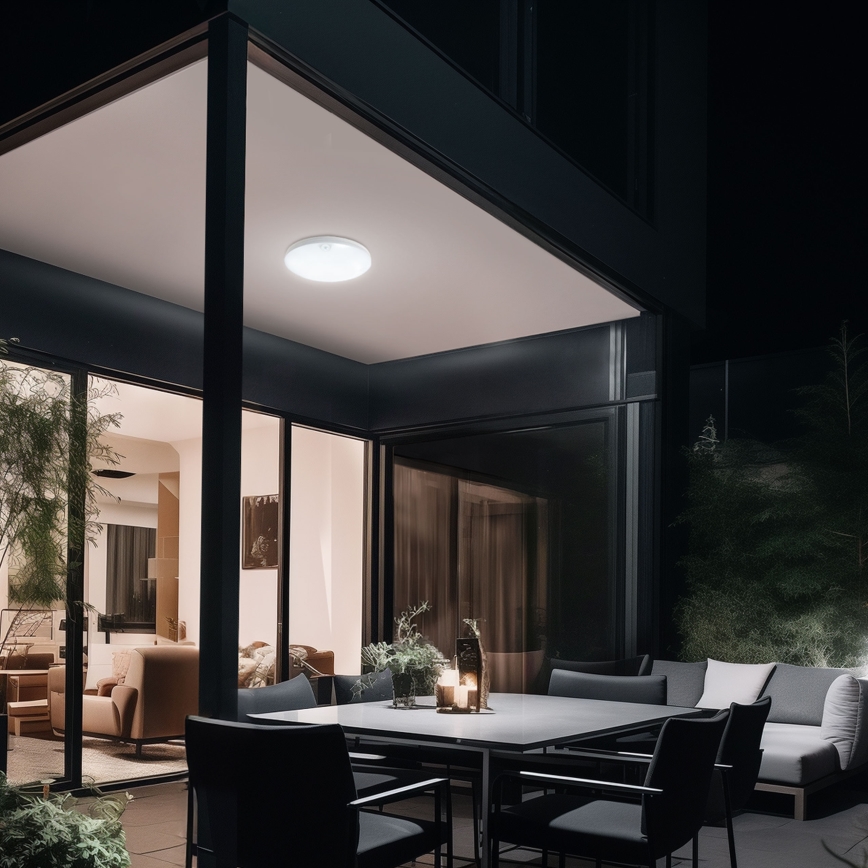 LED væglampe til badeværelse med bevægelsessensor NYMPHEA PROXI LED/18W/230V IP54 3000K