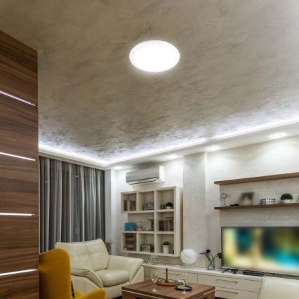 LED badeværelseslampe med sensor LED/20W/230V 3000/4000/6000K IP66 diameter 30 cm
