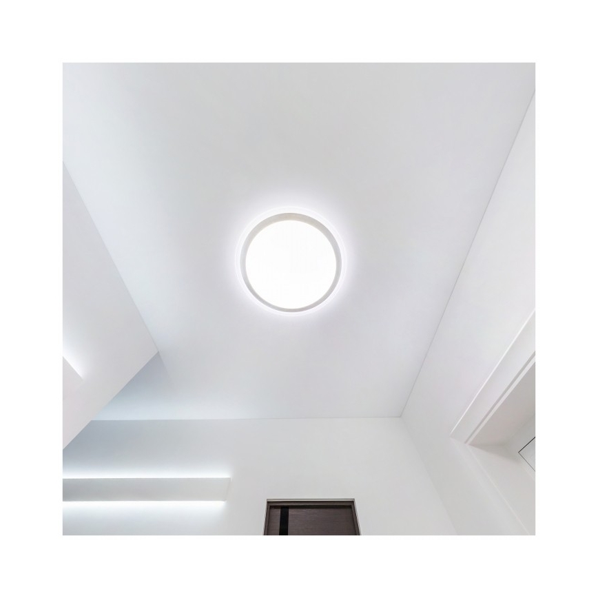 LED loftlampe til badeværelse DEFENDER LED/12/18/24W/230V 3000/4000/6500K IP65 Ø 30 cm hvid