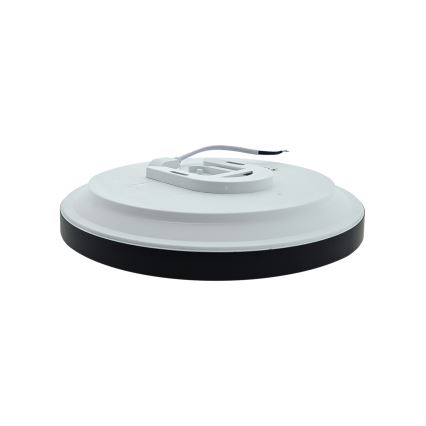 LED badeværelsesloftlampe FLUME LED/10W/230V Ø 22,5 cm IP44 sort