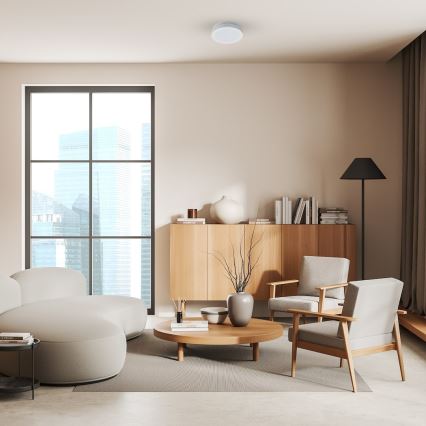 LED badeværelsesloftlampe MARLON LED/12W/230V Ø 18 cm IP54 hvid