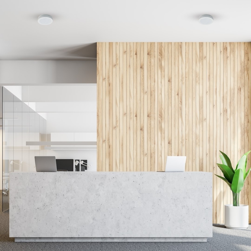 LED badeværelsesloftlampe MARLON LED/12W/230V Ø 18 cm IP54 hvid