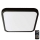 LED Badeværelsesloftlampe med sensor SAMSUNG CHIP LED/36W/230V IP44 4000K 42x42 cm sort + fjernbetjening