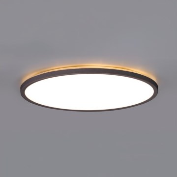 LED Badeværelsesloftlampe NIVERA LED/18W/230V IP54 3000/4000/6000K Ø 30 cm sort
