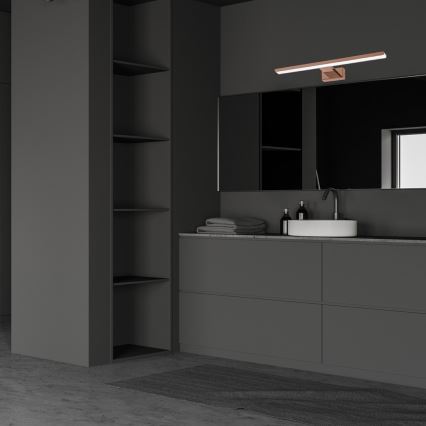 LED Badeværelsesbelysning til spejl SHINE LED/13,8W/230V IP44 rosaguld