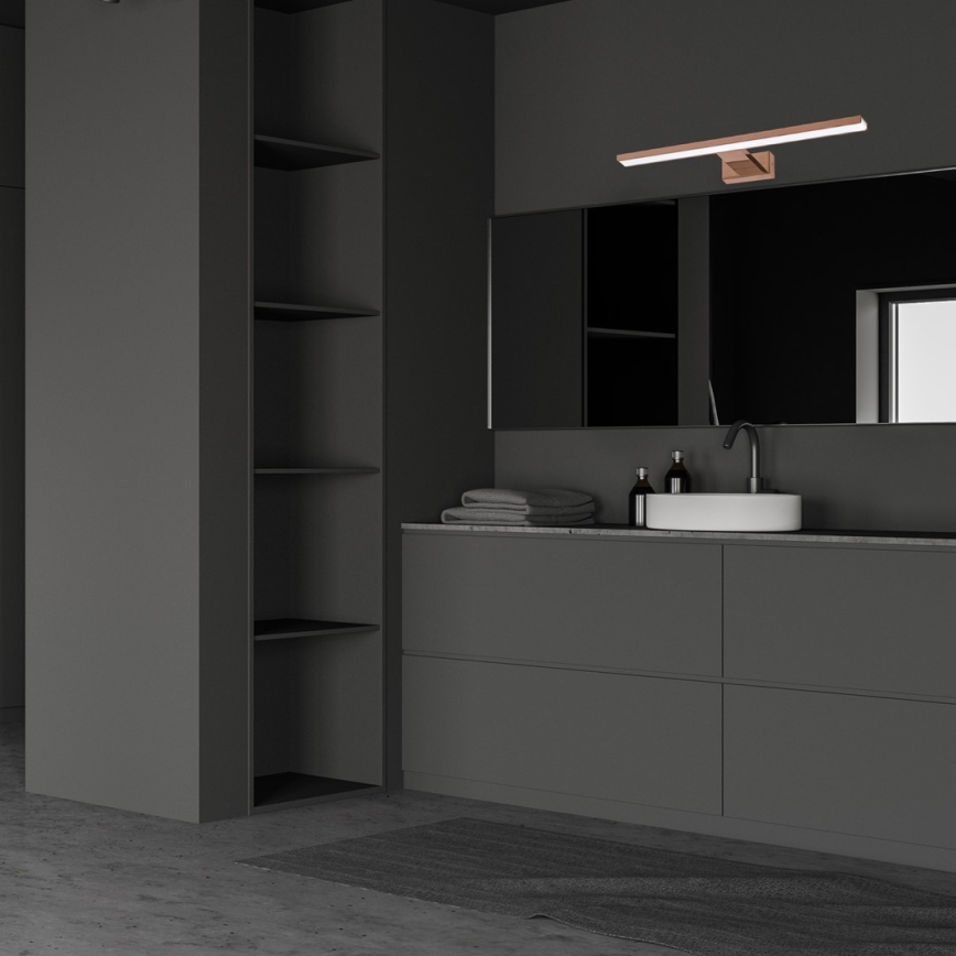 LED Badeværelsesbelysning til spejl SHINE LED/13,8W/230V IP44 rosaguld
