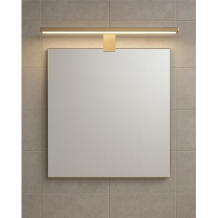 LED Badeværelsesbelysning til spejl LED/8W/230V 4000K 50 cm IP44 mat guld