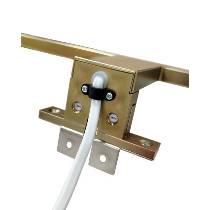 LED Badeværelsesbelysning til spejl LED/8W/230V 4000K 50 cm IP44 mat guld