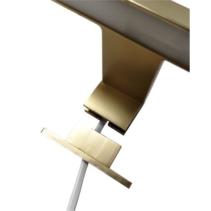 LED Badeværelsesbelysning til spejl LED/8W/230V 4000K 50 cm IP44 mat guld