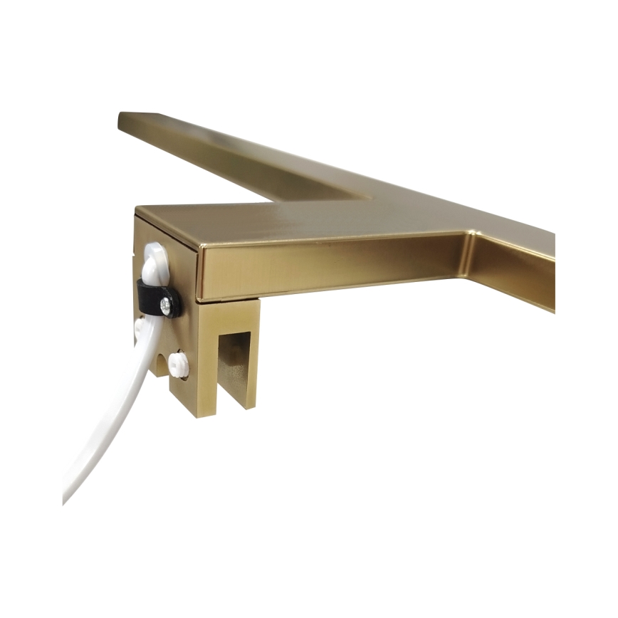 LED Badeværelsesbelysning til spejl LED/8W/230V 4000K 50 cm IP44 mat guld