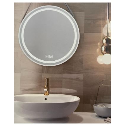 LED Badeværelsesspejl med baggrundslys dæmpbart LED/20W/230V 4000K IP44