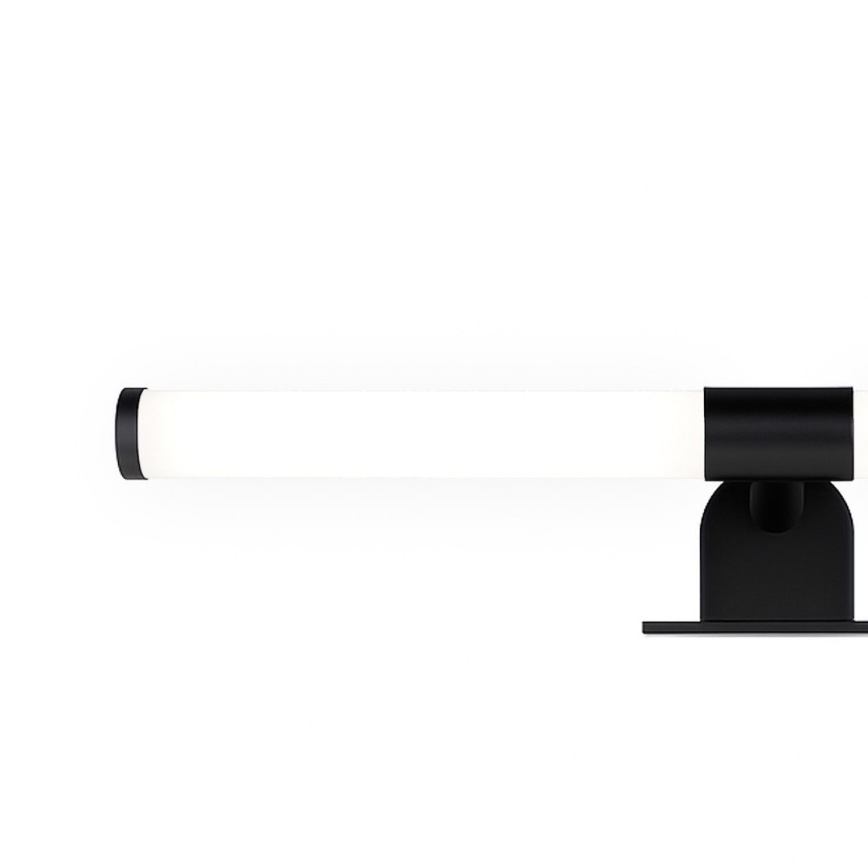 LED badeværelsesspejlbelysning 2-i-1 APA LED/6W/230V 40 cm IP44 sort