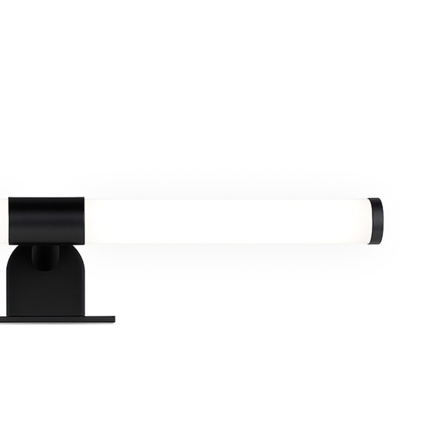 LED badeværelsesspejlbelysning 2-i-1 APA LED/6W/230V 40 cm IP44 sort