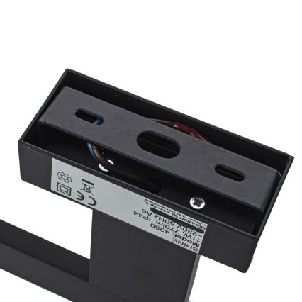 LED badeværelsesvæglampe SHINE LED/11W/230V 42 cm IP44 sort