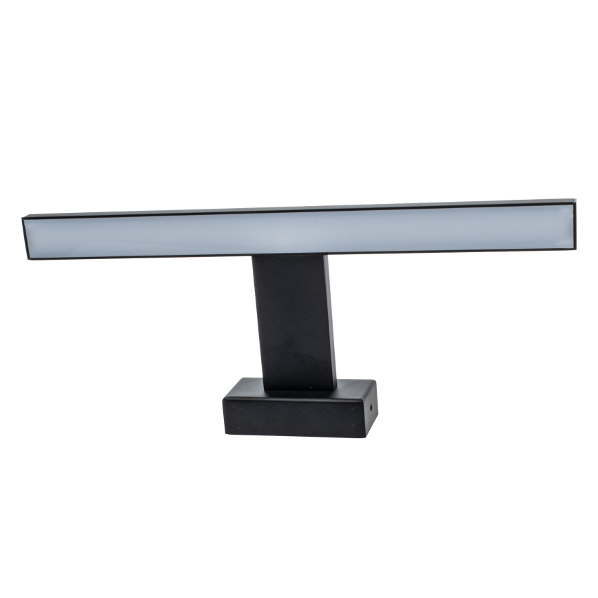 LED badeværelsesvæglampe SHINE LED/7W/230V 30 cm IP44 sort
