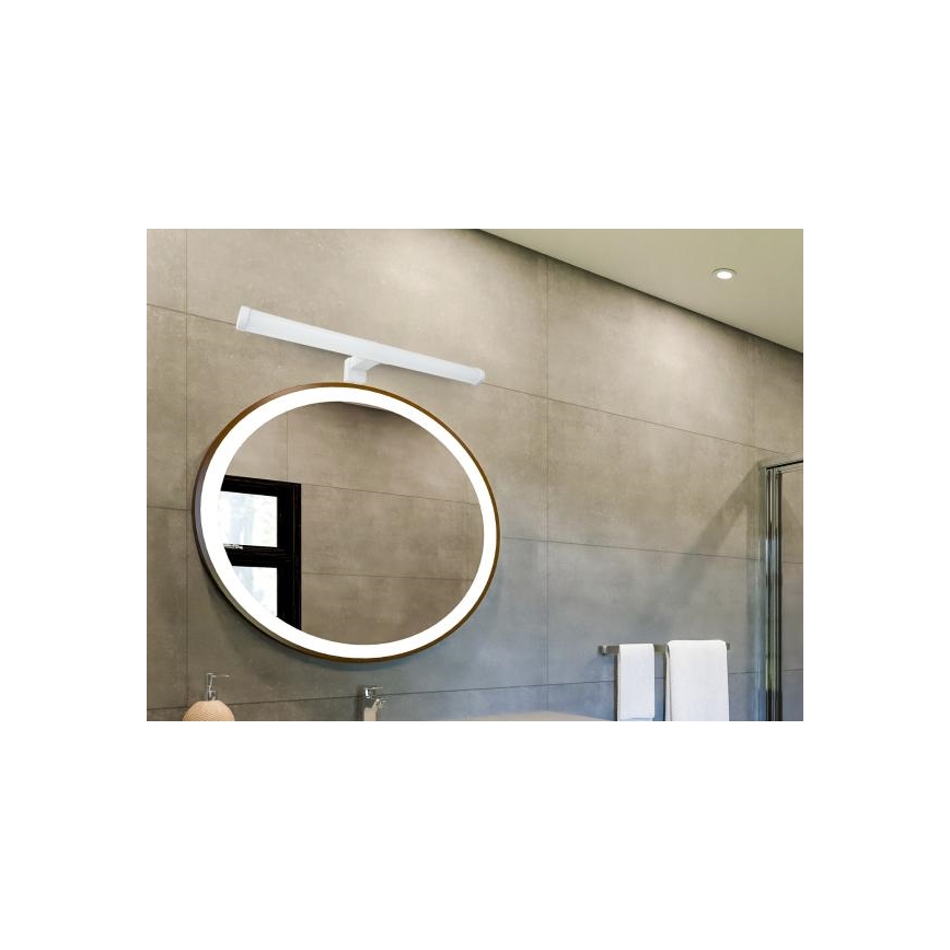 LED-belysning til badeværelsesspejl, 10 W/230 V, 45 cm, IP44, hvid