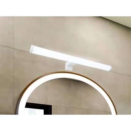 LED-belysning til badeværelsesspejl, 10 W/230 V, 45 cm, IP44, hvid