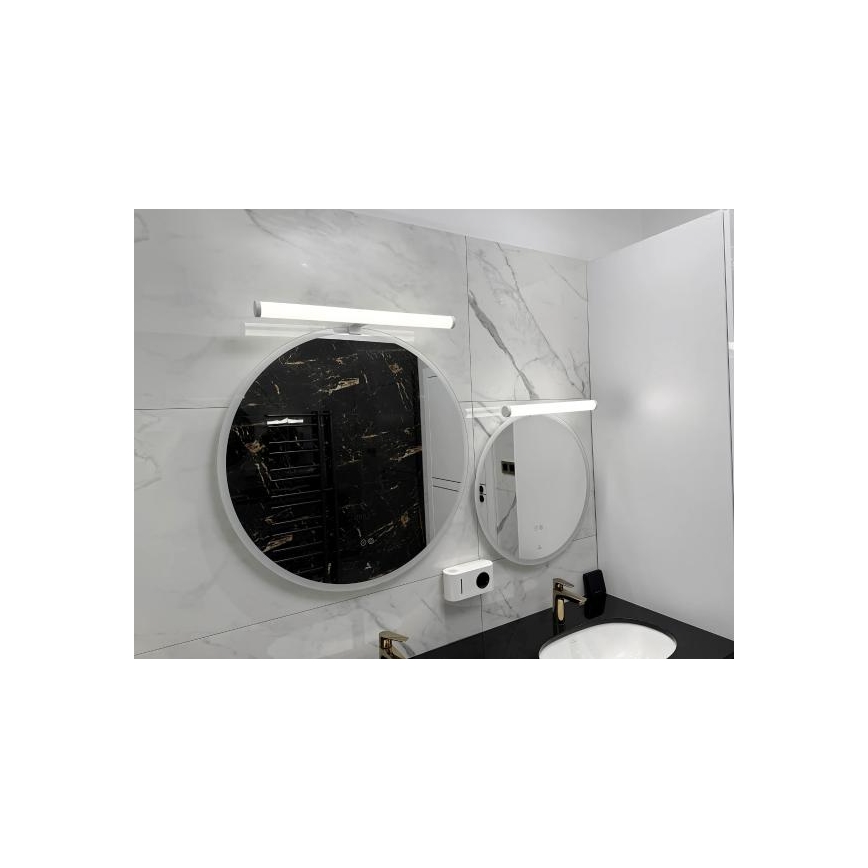 LED-belysning til badeværelsesspejl, 10 W/230 V, 45 cm, IP44, hvid