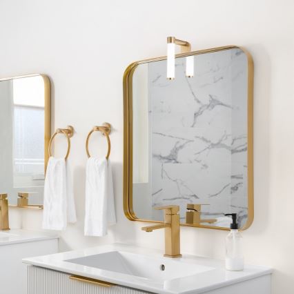 LED-belysning til badeværelsesspejl APA MINI LED/4W/230V IP44, guld