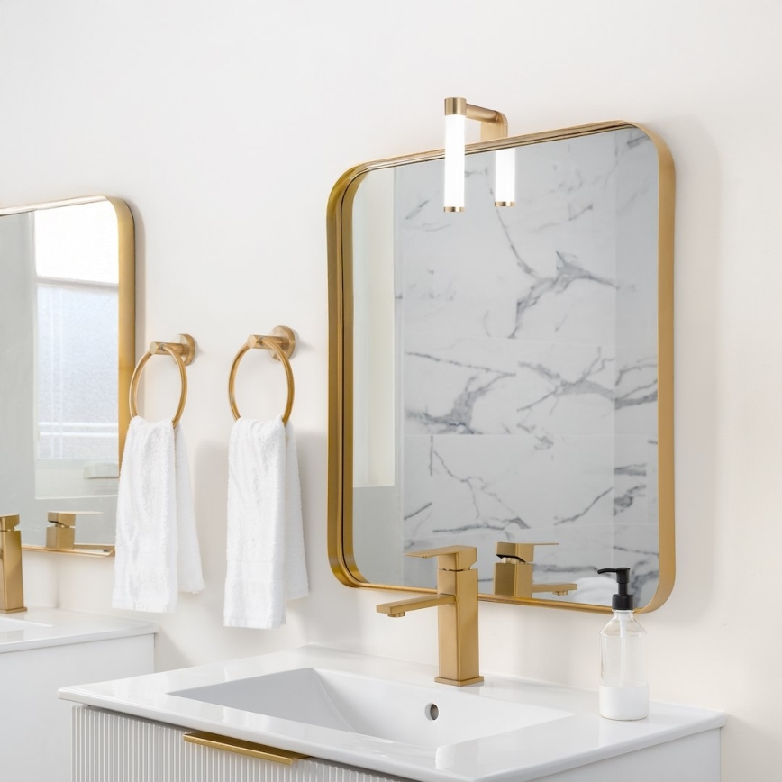 LED-belysning til badeværelsesspejl APA MINI LED/4W/230V IP44, guld