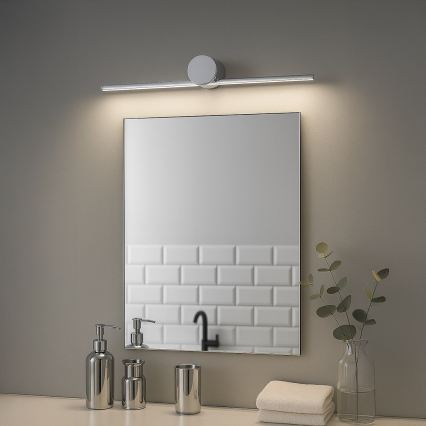 LED belysning til badeværelsesspejl ARTIST LED/6W/230V 40 cm IP44 blank krom